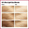 Revlon ColorSilk Hair Color, 03 Ultra Light Sun Blonde 1 ea (Pack of 4)