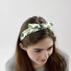 Organic Knotted Adjustable Headbands for Women - Tropical Summer Leaves