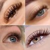 ALLOVE Colored Eyelash Extension Super Easy Fan Brown Volume Lash Extensions 0.05mm D Curl 15-20mm Mixed Tray Rapid Blooming Colorful Volume Lashes Self Fanning Lash Extension Supplies