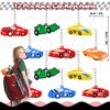 SNLN Race Car Party Favors Birthday Supplies Invisible Ink Pen Spiral Notepad Mini Race Car Silicone Bracelet Keychain Goodie Bag Stuffer Kids Boys Two Fast Racing Racecar Party Supplies Decorations