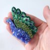OMG Decor Peacock Claw Clip,Acetate Hair Clips,Small Claw Clips for Women