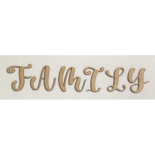 Wood Craft Letter Tall 4 Inch E Wooden Letter Unfinished Craft, Wood Alphabet for Nursery Room Decor, Casking Cream MDF Cutout