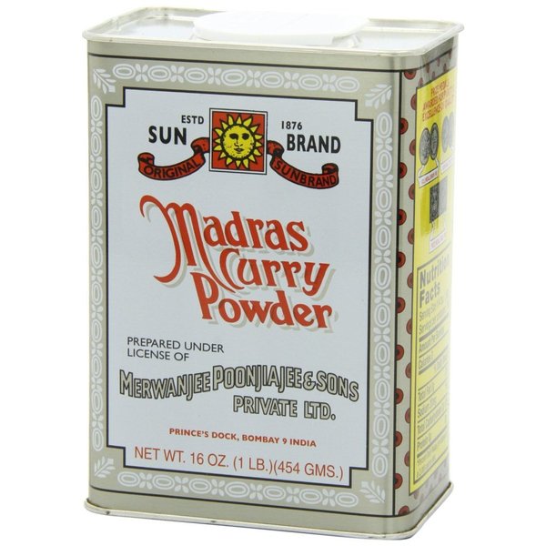 Sun Brand Madras Curry Powder, 1 Pound (Pack of 1)
