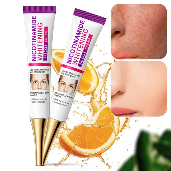 Dark Spot Remover for Face, Niacinamide Freckle Remover Cream for Body, 2 PCS Moisturizing Serum for Skin, Quick Effect to Repair Freckles Melasma Brown Spot.