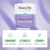 The Honey Pot Company - Herbal Pads for Women - Overnight Pads w/Wings - Infused w/Essential Oils for Cooling Effect & Organic Cotton Cover - Sanitary Pads - Feminine Care - FSA & HSA - 12 ct