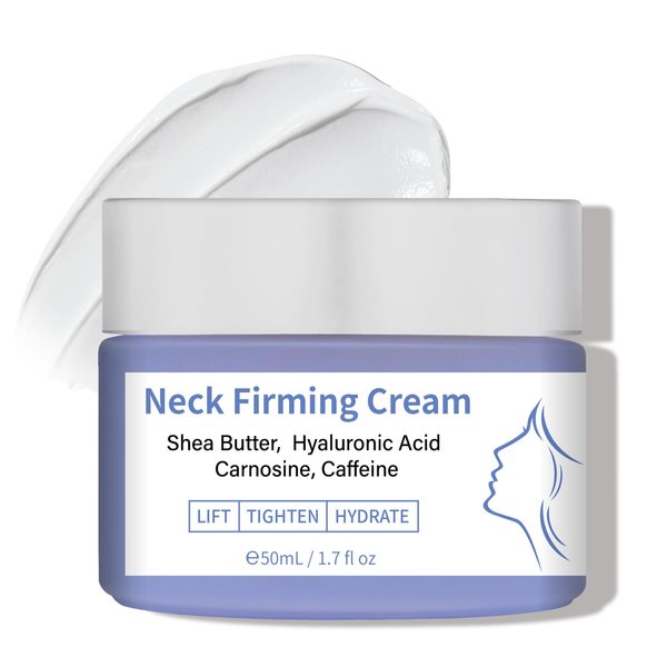 Onilyua Neck Firming Cream, Tighten and Lift Neck Cream for Crepey Skin, Anti-Aging Neck & Décolleté Cream, Smooth & Tight Sagging Skin, Organic Pure Neck Cream for Face, Neck 1.7 Floz