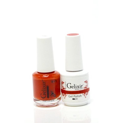 Gelixir matching color gel & nail lacquer Coquelicot - 061