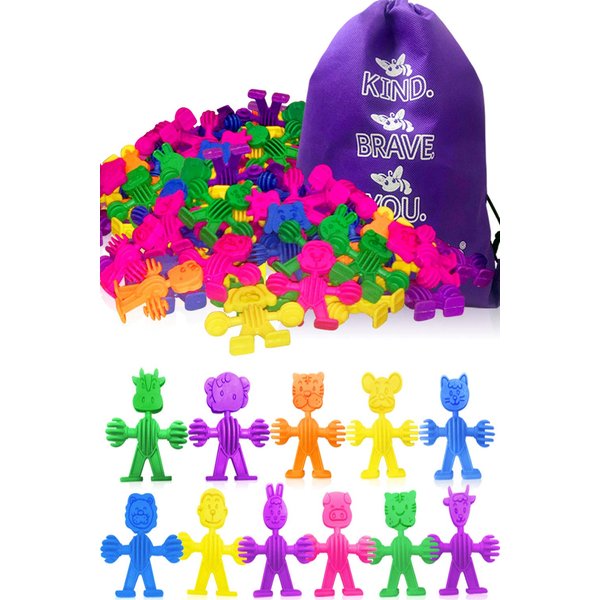 3 Bees & Me Buddies in a Bag - Fun Toddler & Preschool Learning Toys for Boys & Girls - Color Toys
