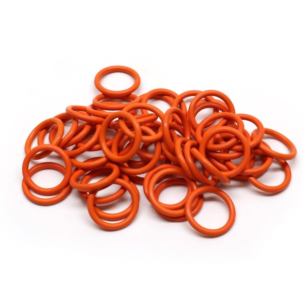 50 Pack - #11105 O-Ring Replacement for Harley Davidson Oil Drain Plug Oring (Orange Color)