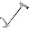 Adjustable Shower Arm Universal Connection, NearMoon Solid Brass Shower Extension Arm, Adjust Angle to Upgrade Shower Experience, Easy to Install, Anti-leak (Chrome Finish)