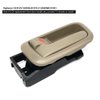 MADAT Interior Door Handle with Frame Fit for Toyota Tundra 2000-2006 Front Left and Right Side Interior Door Handles W/Bezel Replace 692060C010B2 69206-0C010-B2 Beige 2 Pack