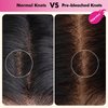 Monaluxe Body Wave Lace Front Wigs Human Hair - 13x4 HD Lace Frontal Wigs Human Hair with Baby Hair Glueless Wigs Human Hair Pre Plucked 200 Density Human Hair Wig for Black Women 22 Inch