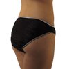 Underworks Womens Disposable Briefs Black sm-30pk