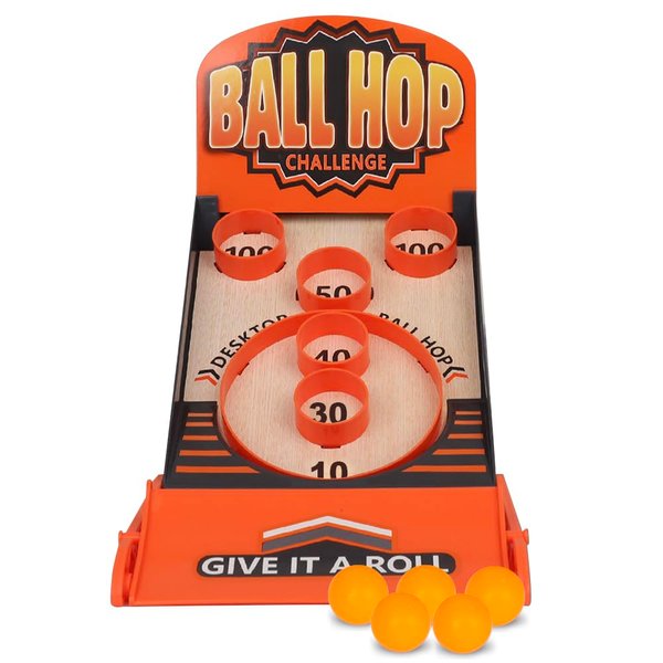 Point Games Ball Hop Game - Collapsible Arcade Games - Solo or Team Home Tabletop Game for Party Activity Birthday - Easy Setup (Small)