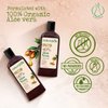 Naturaloe - Repairs & Moistures Conditioner - 100% Vegan Formula Infused with 40% Aloe Vera Gel + Argan Oil, EcoFriendly, Cruelty Free, No Parabens, No Silicones - 12 fl oz