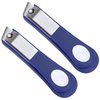 REFINE - Japan - Professional Angled Toenail Clipper, Straight Edge, Stainless Steel, 2 Count