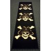 Champion Rugs Pirate Skull Area Rug Design #CR79 (2 Feet X 7 Feet Runner)