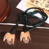 Pokinge 2pcs Tulip Flower Hair Claw Tulip Flower Hair Tie, Acetate Shark Clip Rope Tulip Hair Rope Long Ponytail Holder Female Tulip Hair Accessories