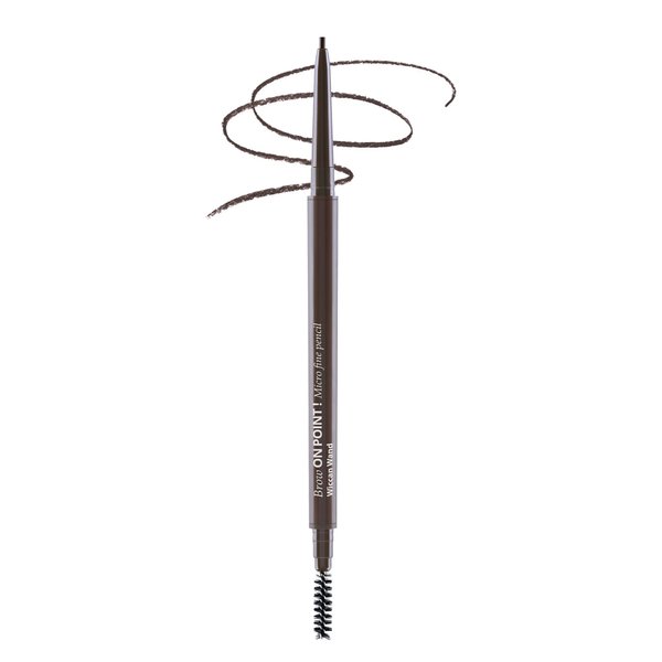 Nykaa Cosmetics Brow On Point Micro Fine Eyebrow Pencil - Mimics Appearance of Natural, Think Hairs - Precise Tip Design for Great Control - with Vitamin E and Argan Oil - Wiccan Wand - 0.003 oz