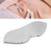 YUYTE Stainless Steel Gua Sha for Facial Skin Care Scraping Massage Tool with Comb Teeth | Facial Massage, Used for Face, Neck, and Around Lips with Travel Pouch