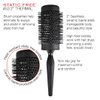 Cricket Static Free #53 2" Thermal Seamless Ceramic Barrel Hair Brush for Blow Drying Styling All Hair Types