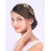 Anglacesmade Bridal Hair Pins Crystal and Leaf Hair Pin Leaf Hair Vine Branch Pins for Wedding Prom Party Hair Jewelry for Women and Girls(Pack of 3)