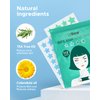 Star-Shaped Pimple Patch Hydrocolloid Acne Stickers with Tea Tree Oil + Salicylic Acid, Cover Dot for Acne Blemish, Pimples, Whiteheads, Zit, Draw out Oil & Impurities, 112 Dots, 14mm & 10mm