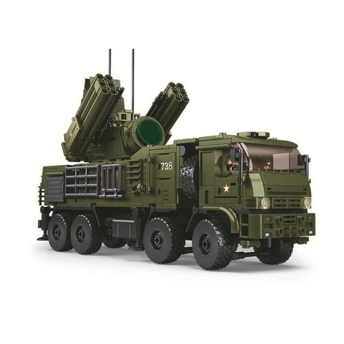 DAHONPA Pantsir S1 Anti Aircraft System Buidling Block(669PCS), Assembly Military Model Kit, Collectible Army Model, Christmas Birthday Gift for Kid, Adult and Military Enthusiasts