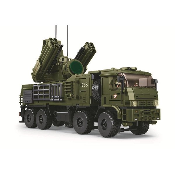 DAHONPA Pantsir S1 Anti Aircraft System Buidling Block(669PCS), Assembly Military Model Kit, Collectible Army Model, Christmas Birthday Gift for Kid, Adult and Military Enthusiasts