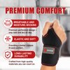 ZOYER Carpal Tunnel Wrist Brace Night Support, Breathable and Comfortable Wrist Compression Sleeve, Reversible Wrist Wrap for Tendonitis, Arthritis, Workout Wrist Support for Women and Men