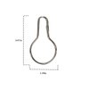 AHYCS Shower Curtain Hooks - Rust-Resistant Metal Rings, Easy-to-Install (50 PCS)