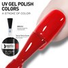 beautilux Red Gel Nail Polish, 1Pcs Bright Red Color Gel Polish High Gloss Soak Off UV Nail Art Gel Manicure Salon at Home for Women (10ML)