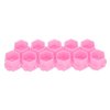 Ink Caps for Tattooing, 200Pcs Tattoo Ink Cups Honeycomb Shape Pigment Holder Cups Permanent Makeup Supplies Tattoo Kits Supplies Plastic Ink Cups Caps Pigment Ink Cups for Tattoo Artist(Pink)