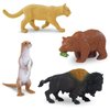 Safari Ltd. North American Wildlife Bulk Bag - Set of Miniature Wildlife Toy Figures - 48 Piece Play Toys for Boys, Girls & Kids Age 3+
