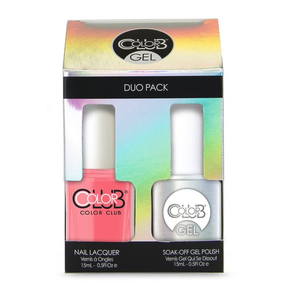 Color Club Gel Polish + Lacquer Duo - Easy to Use Nail Gel and Lacquer