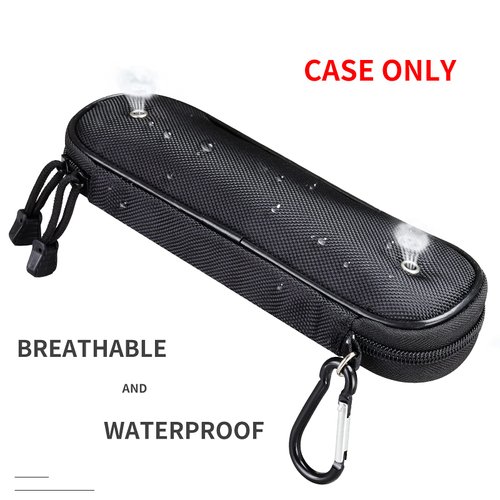 Compact Toothbrush Travel Case for Oral-B Pro 1000/1500/Oral-B Smart 1500 Electric Toothbrush, Electric Toothbrush Travel Case for Philips Sonicare ProtectiveClean 4100/5100/7500 Toothbrush . Black