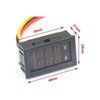 2PCs Voltage Current Tester,Compatible for 0.28" Digital Voltmeter Ammeter DC 100V 10A Dual LED Meter - 3-Bit Blue/Red Display with Connection Wires.