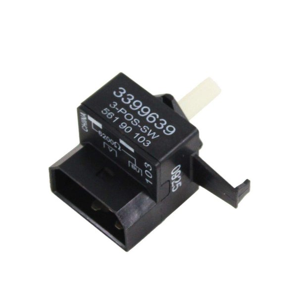Whirlpool W3399639 Dryer Cycle Selector Switch (Replaces 3399639) Genuine Original Equipment Manufacturer (OEM) Part