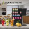 AiSmile Flavor Storage Holder Compatible With Ninja Thirsti, Side-mounted 4-tier flavore water drops organiser, space-saving design, easy to access,Holds 20 Flavore Water Drops