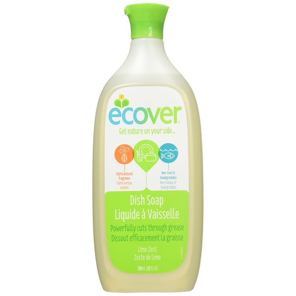 Ecover Dish Soap, Lime Zest, 25 Ounce
