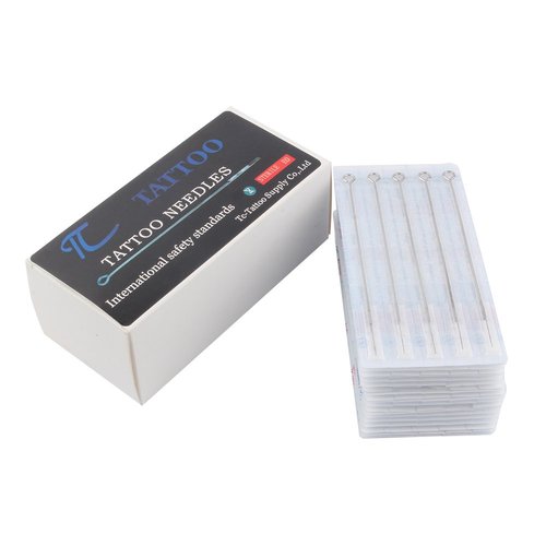 100 Pieces Tattoo Needles- 3rl, 5rl, 7rl, 9rl, 3rs, 5rs, 7rs, 9rs, 5m1, 7m1
