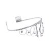 AUEAR, Crystal Birthday Tiara Rhinestone Princess Crown Happy Birthday Crowns Silver Diamante Crown for 21st Birthday Gift Decoration