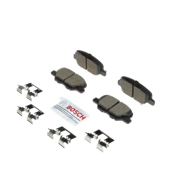 BOSCH BC1679 QuietCast Ceramic Rear Brake Pad Set - Mazda 3, 6; Mitsubishi Outlander, Outlander Sport