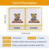 Richardy 20 Groups Synonyms/100 Groups Antonyms 2 Themes Flashcards Building Vocabulary Pocket Cards Educational Learning Toys Pre-Kindergarten Classroom Supplies