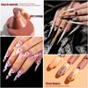 Oneleaf Practice Hand Finger for Acrylic Nails, Flexible Never Fall Off Nail Trainning Adjustable Hands Kits, Fake Hands for Nail Practice, Nail Display Manicure, Movable Nail Maniquin Hand