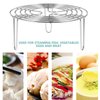 Multi-purpose Round Steamer Rack Stainless Steel Cooking Steam Rack for Easy Steaming and Cooling Compact Design for Home Kitchen Use