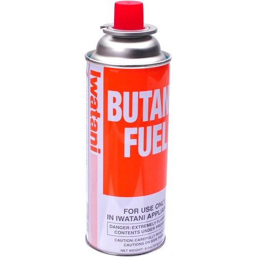 Iwatani BU-6 Butane Fuel, 8 oz, Orange