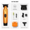Cocco Hyper Veloce Pro Trimmer, Digital Gap Graphene Blade Edger, High-Torque Brushless BLDC Motor, Cordless, All-Metal Design, Lithium-Ion Battery, Charging Base Included, Orange