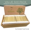 Beautiful Mind Organic Bamboo Cotton Swabs – Value Pack of 500 – Eco-Friendly, Biodegradable – Vegan, Non Plastic Qtips– Kraft Paper Box (Drawer Box)