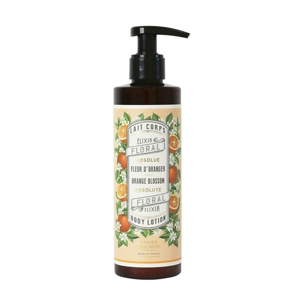 Panier des Sens – Orange Blossom Body Lotion for Dry Skin - Hydrating Body Cream for Women - Fluid Body Moisturizer with Shea Butter & Olive Oil - 97% Natural Ingredients Body Care - 8.45 Floz